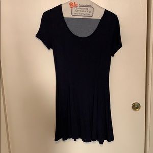 Finn&Clover Dark soft navy blue mini dress